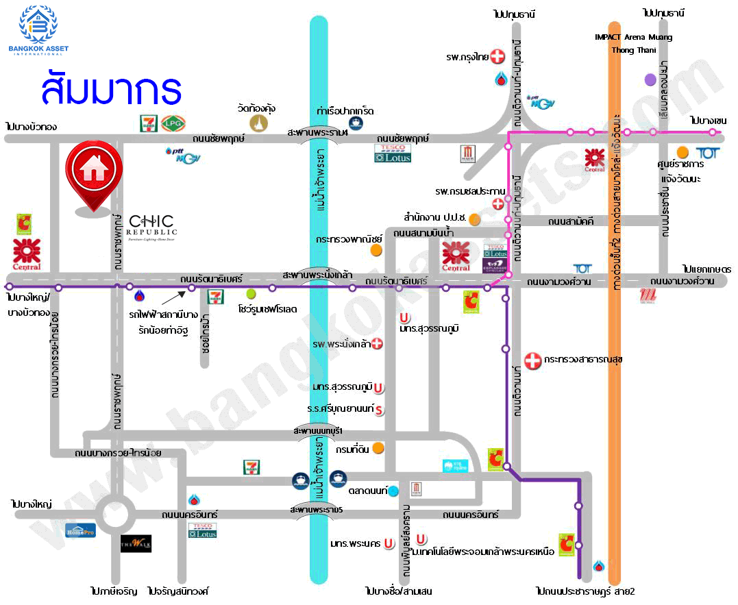 บ านม อสองตกแต งใหม หล งใหญ แต งครบ โครงการ ส มมากร ราชพฤกษ เน อท 57 ตร ว ฟ งก ช น 2 ห องนอน 3 ห องน ำ พร อมโซน family room ห องพระ โดดเด นบ