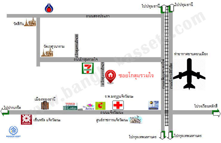 บ านเด ยวม อสอง เน อท 60 ตร ว ซอยโกส มรวมใจ12 ดอนเม อง ว ภาวด ใกล สนามบ นดอนเม อง เพ ยง 1 5 กม ตกแต งพร อมอย สไตล โมเด ร น loft ฟ งก ช น 3 ห